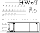 HWT Handwriting Practice Worksheets K-1