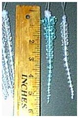 Beaded Icicle Ornaments