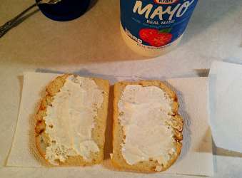 Mayo on tuna