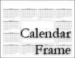 Date Calendar Frame