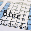 Light Blue Calendars