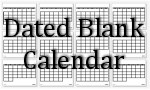 dated blank Calendar