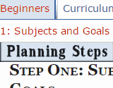 Homeschool Planning Step One: Subjects and Goals
