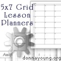 Printable 5x7 Grid Lesson Planners