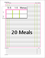 20 meals