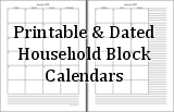 The Popular 2-Page Block Calendar