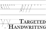 Targeted Teaching Manuscript Handwriting