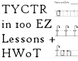 HWoT Handwriting Lessons 25 - 50 and Teach Your Child to Read in 100 Easy Lessons