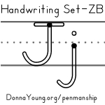 handwriting worksheets for the letter j in zaner bloser style