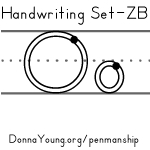 handwriting worksheets for the letter o in zaner bloser style