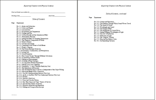 Table of Contents - Based on Edition 2