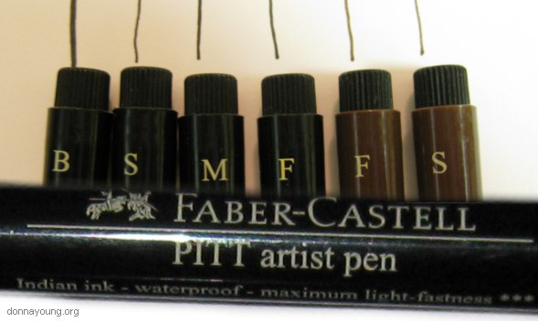 Faber-Castell PITT artist pens