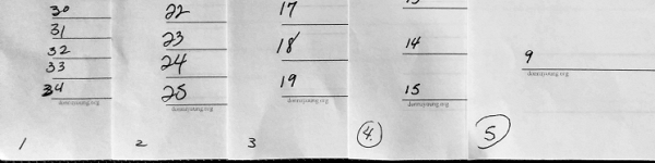 Lined Paper with Two Columns from the By Columns Lesson Planner Set at DonnaYoung.org
