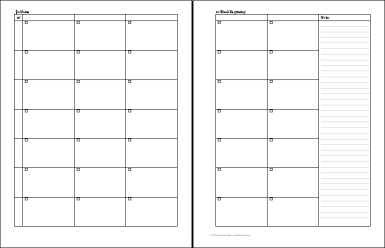 2-page planner