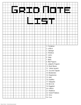 Grid Note - List