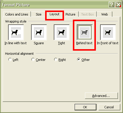 insert picture file menu