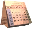 small desk calendar