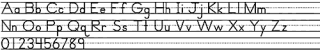 ZB Manuscript Handwriting Strips