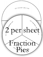 fraction pies