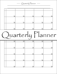 quarter planner
