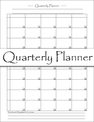 quarter planner
