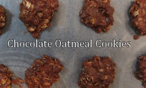 no bake chocolate oatmeal cookie recipe card