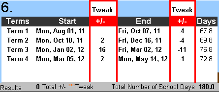 image of tweak system in term calculator